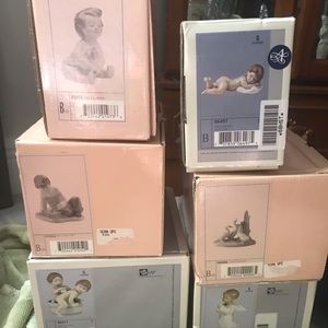 Lladro collection with boxes